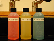 Known pH buffer solutions